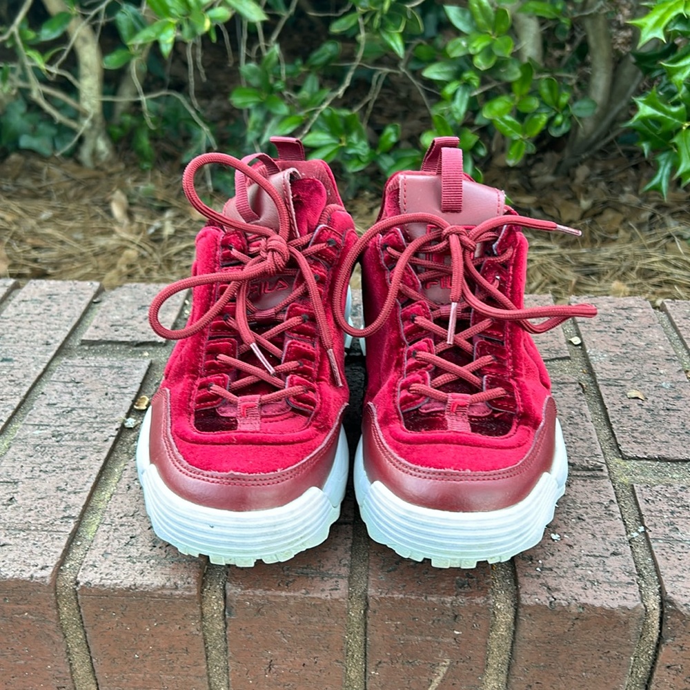FILA velvet shoes ♥️